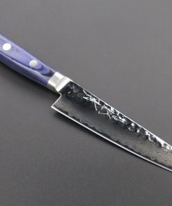 JCK Natures Blue Clouds Series Blue Steel No.2 Nashiji Bunka Knife Set