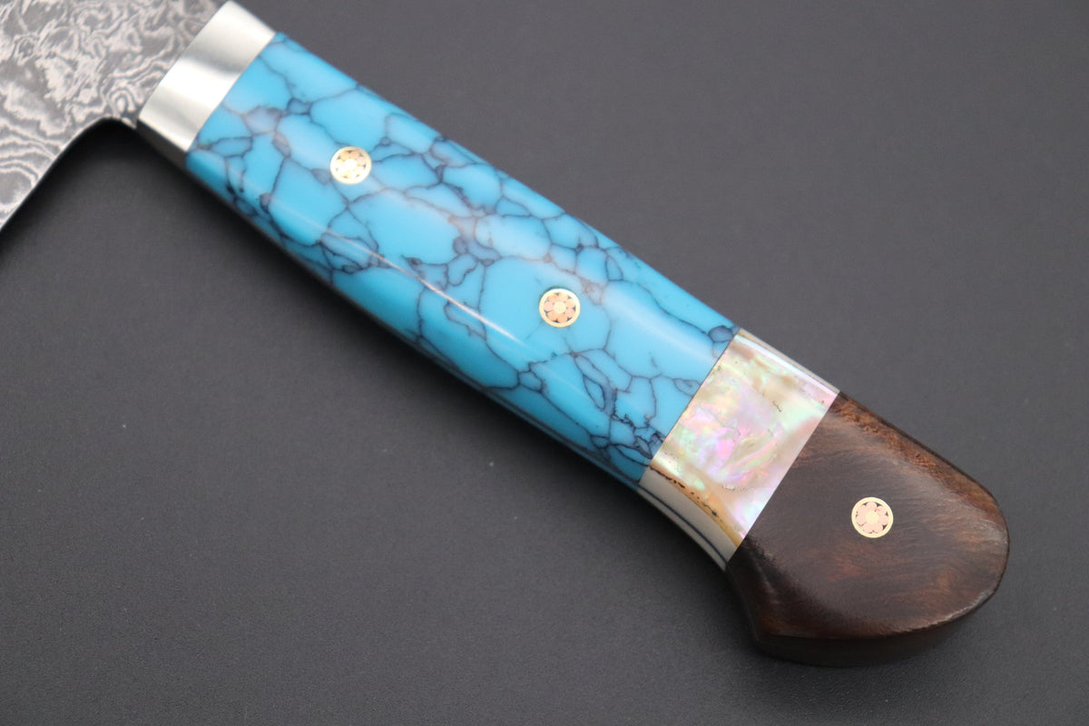 Mr. Itou R-2 Custom Damascus Gyuto Custom Combination Handle